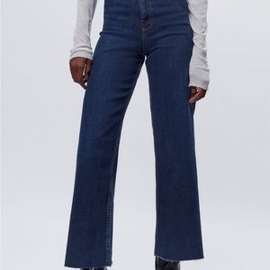 Zara ZW Marine Straight High Rise Jeans